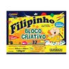 Papel Criativo Filiperson Filipinho 120G 8 Cores 32 Folhas