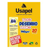 Bloco De Desenho A4 20Fls 140g Branco -  Usapel
