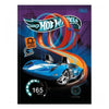 Caderno Tilibra Brochura Capa Dura Universitário Hot Wheels 48 Folhas.
