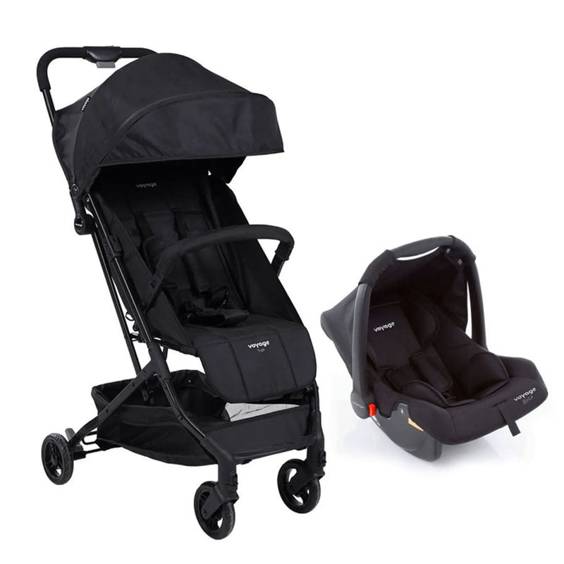 Carrinho com Bebê Conforto Travel System Yupi Preto - Voyage