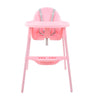 Cadeira De Refeição Macaron Voyage Rosa Até 15kg