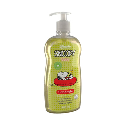 Sabonete Liquido Cotton Baby Snoopy Baby Gotas De Camomila - 400ml