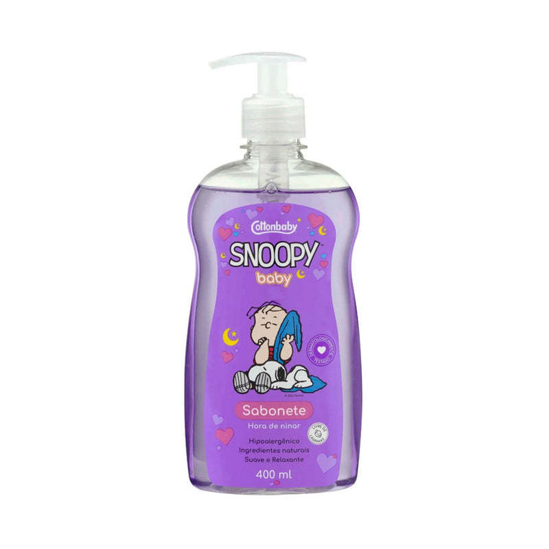 Sabonete Líquido Cottonbaby Hora de Ninar Snoopy Baby  - 400ml