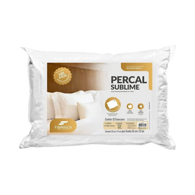 Travesseiro Fibrasca Percal Sublime 50X70