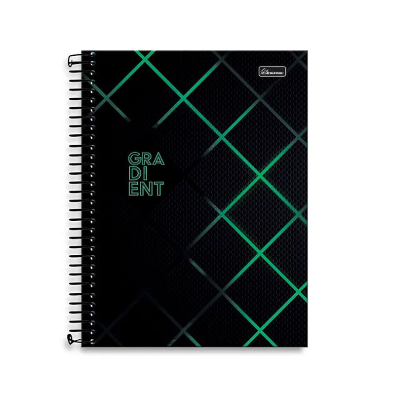 Caderno 10 Matérias Gradient Sortido - Cadersil