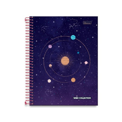 CADERNO ESCOLAR 10X1 WISH COLLECTION
