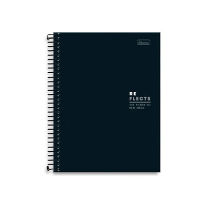 Caderno Universitário 10 Matérias Reflects 160 Folhas -  Cadersil
