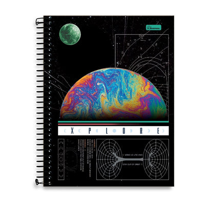 Caderno universitário xplore espiral 160 folhas - Cadersil