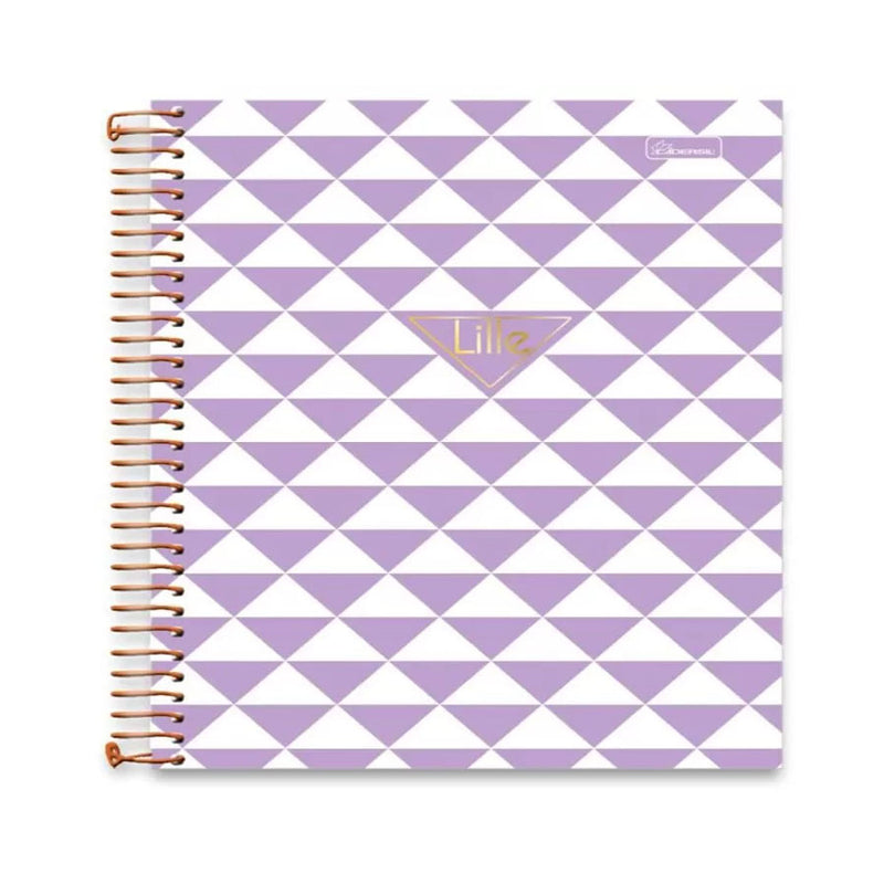 Caderno Universitário Lille 1 Matéria 80 Folhas - Cadersil