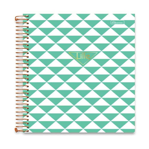 Caderno Universitário Lille 1 Matéria 80 Folhas - Cadersil