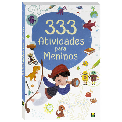 Livro Infantil 333 Atividades Para Meninos - Passatempos.