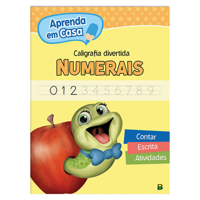 Livro Aprenda em Casa Caligrafia Divertida Numerais