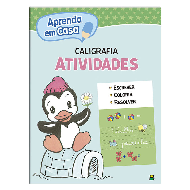 Livro Aprenda em Casa Caligrafia Atividades