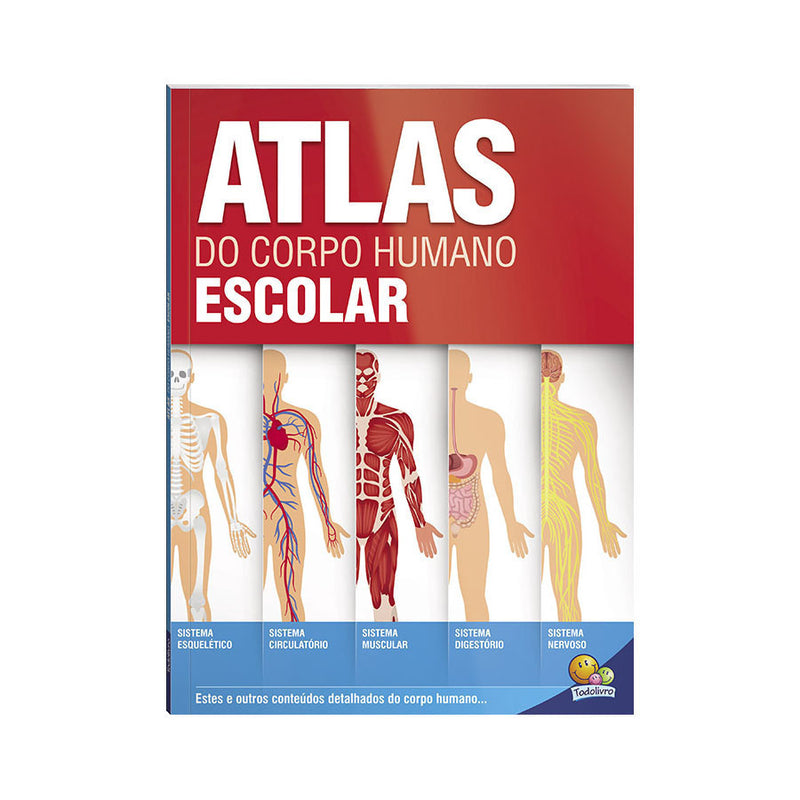 Atlas do Corpo Humano Escolar - Editora Todolivro