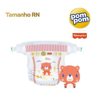 Pom Pom Fralda Pom Pom Derma Protek Jumbo 36 Unidades