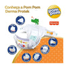 Pom Pom Fralda Pom Pom Derma Protek Jumbo 36 Unidades