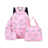 Kit Mochila Escolar Com Lancheira e Estojo Estampas Diversas