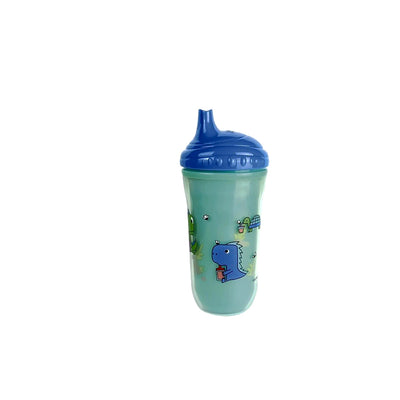 Copo Térmico de Transição Infantil 6 m + Antivazamento Nûby 270ml Dinosssauros  Bico Rígido