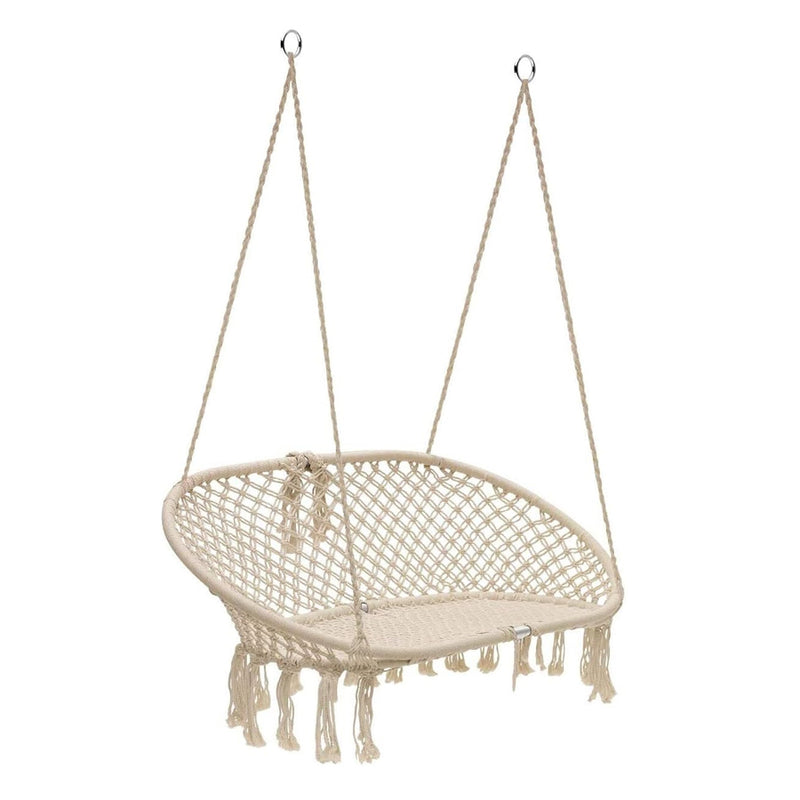 Cadeira Suspensa Decorativa Balanço Artesanal Macramê