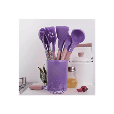 Jogo Em Silicone Utensílios de Cozinha 12 peças