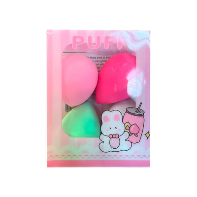 Kit de Esponjas Para Maquiagem - 4 peças