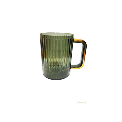 Copo em Acrílico com Alça Dourado 11 Cm