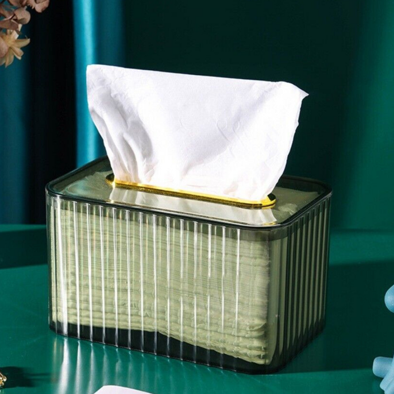 Caixa Porta Lenço em Acrílico Tissue Box  20 cmc