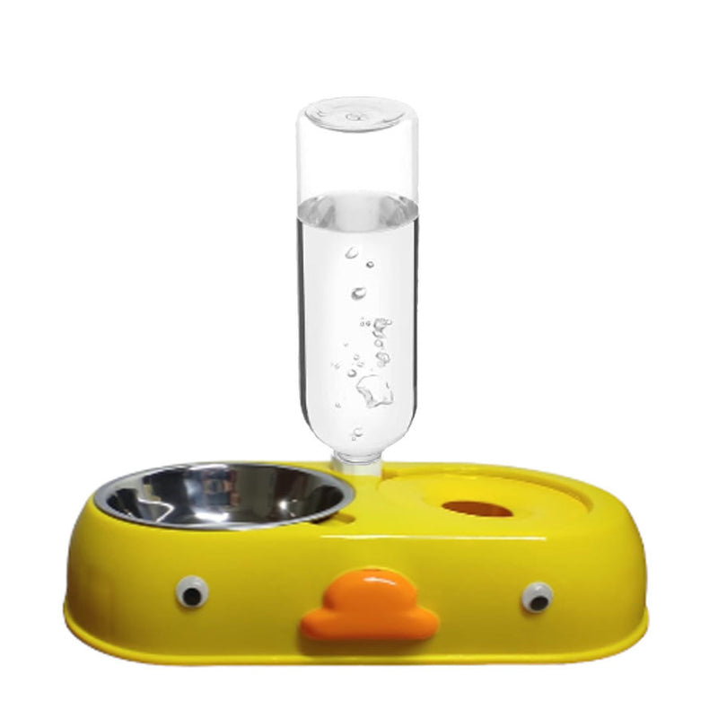 Dispenser de Água e Comida para Pets de Patinho 33CM