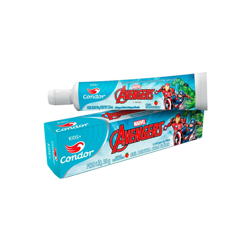 Gel Dental Morango Avengers Kids 50Gr - Condor