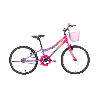 Bicicleta Bixy Houston Aro 20 V-Brake Carbono rosa