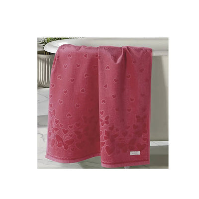 Toalha de Banho Dohler Romance 70x1,40cm - Cereja