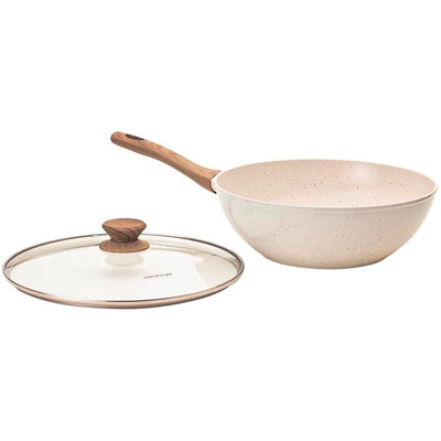 Frigideira Mimo Style  Wok Style Cook - 28cm  Marmol - Vanilla