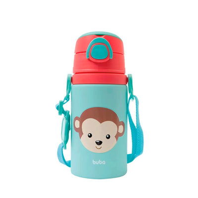 Garrafinha De Aluminio Animal Fun Buba - Macaco