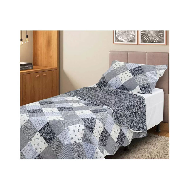 Colcha Ultra Dyuri Solteiro Estampado 1,60x2,40 cm - Jolitex