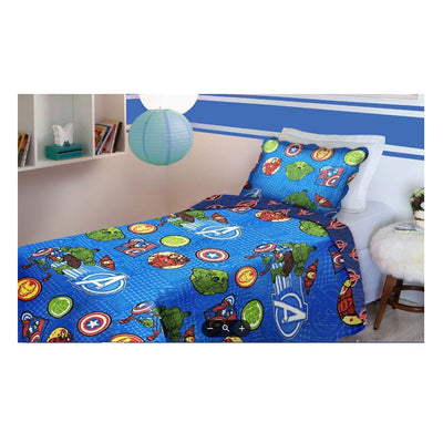 Colcha Ultrasonic Marvel Os Vingadores Solteiro 160x240