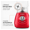 Liquidificador Mondial Easy Power 550W 2 Velocidades + Pulsar - Vermelho