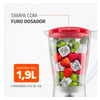 Liquidificador Mondial Easy Power 550W 2 Velocidades + Pulsar - Vermelho