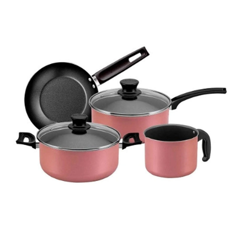 Conjunto de Panelas Panelux Magnific  Alumínio 4 Peças - Rose