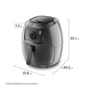 Air Fryer Electrolux 5 Litros Grafite Family Efficient 1700W EAF50
