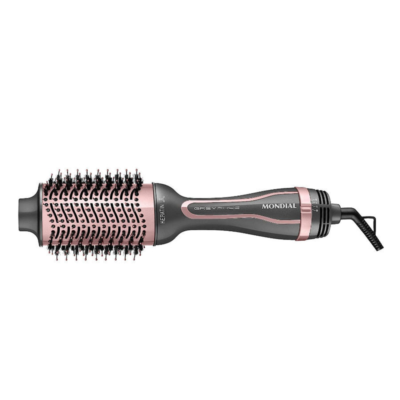 Escova Secadora Grey Keratin da Mondial - Rose