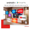 Smart TV Aiwa 50"" Android 4k Comando de Voz Dolby Áudio Hdr10 AWSTV50BL02A