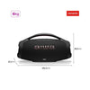 Caixa De Som Aiwa Boombox Plus Com 3 Alto-falantes Bivolt e Com Proteção Ip66 Contra Água e Poeira AWS-BBS-01B - 200W