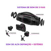 Caixa De Som Aiwa Boombox Plus Com 3 Alto-falantes Bivolt e Com Proteção Ip66 Contra Água e Poeira AWS-BBS-01B - 200W