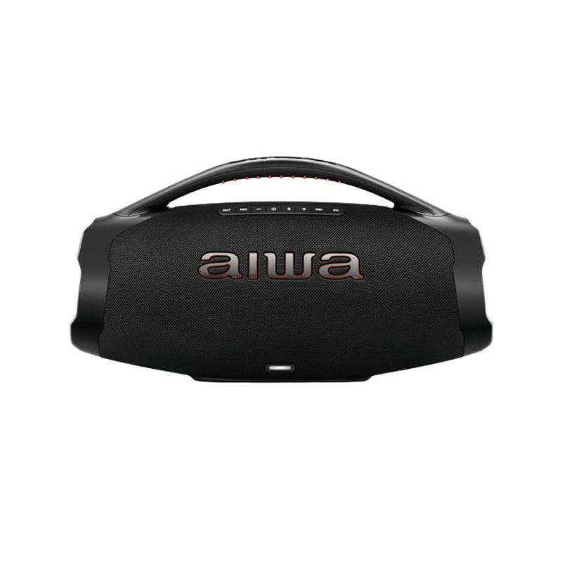 Caixa De Som Aiwa Boombox Plus Com 3 Alto-falantes Bivolt e Com Proteção Ip66 Contra Água e Poeira AWS-BBS-01B - 200W