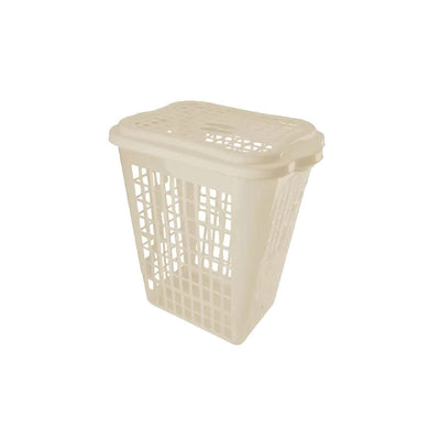 Cesto De Roupas Organizador Telado Plasvale 46L - Nude