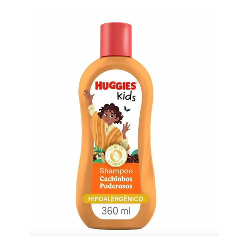 O Shampoo Huggies Kids Cachinhos Poderosos - 360ML
