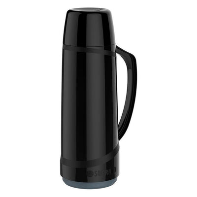 Garrafa Térmica Cristal Soprano Preta - 1Litro