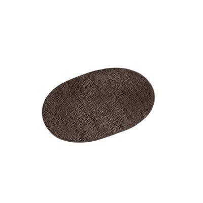 Tapete Comfort Oval 50x75 cm Marrom