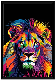 QUADRO EMOLDURADO RELIGIOSO 65X95 3018 EUROQUADROS