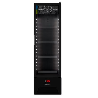 Cervejeira Vertical Metalfrio 337 Litros Optima All Black VN28RH 110V